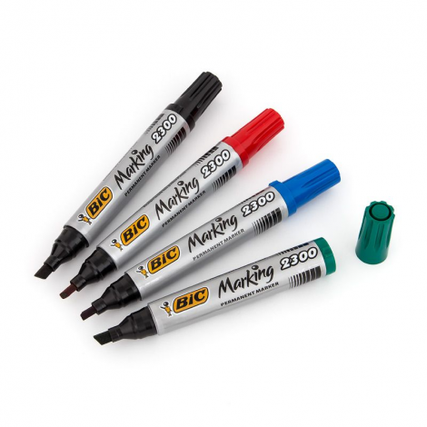 Marker permanentny Bic Marking 2300 5.5mm, Niebieski - 3